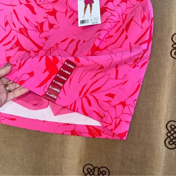 Rafaella NWT! Ladies Stretch Skort With Pockets In Carmine Rose Size XL - Picture 6 of 13